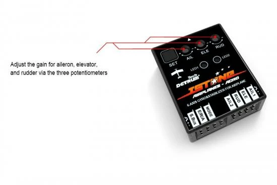 Dynam Detrum Istone Acro 6 Axis Aircraft Stabiliser 4 Dynam Detrum Istone Acro 6 Axis Aircraft Stabiliser - Image 2