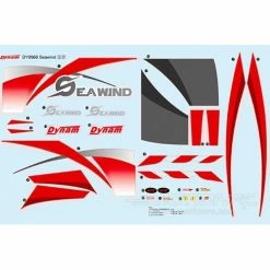 Dynam Seawind Red Decal Sheet