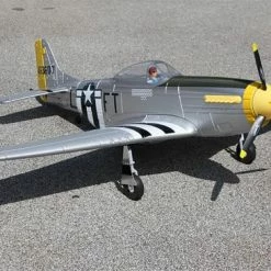 Dynam P51 Mustang 1200mm ARTF V2 - Silver -Dynam Sales Store DYN8939V2SV 4