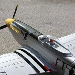 Dynam P51 Mustang 1200mm ARTF V2 - Silver -Dynam Sales Store DYN8939V2SV 6